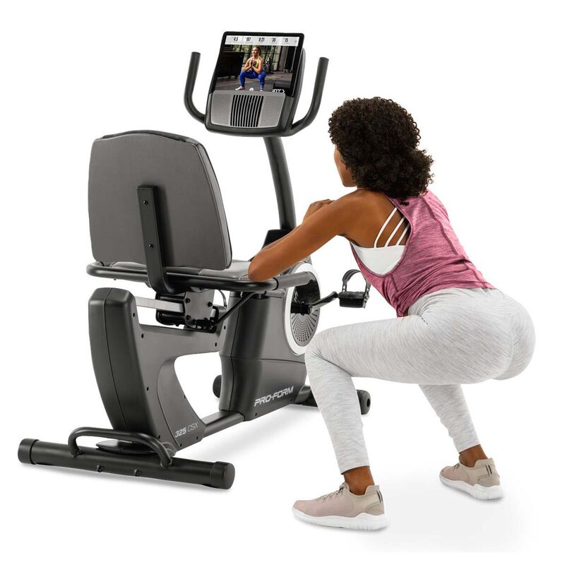 ProForm 325 CSX Recumbent Bike with 30-day iFIT membership included with purchase image number 2