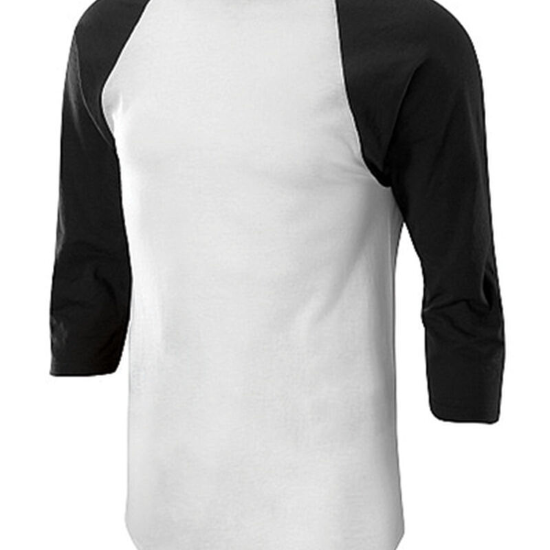 Mj Soffe Adult 3/4 Sleeve Baseball Shirt, , large image number 0