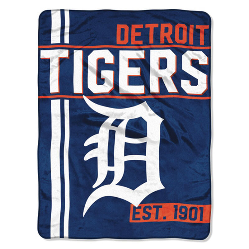Detroit Tigers Micro Raschel Throw Blanket, , large image number 0
