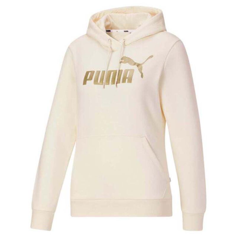 Puma Women's ESS+ Logo Hoodie Fleece (S) Us Athletic Apparel image number 0