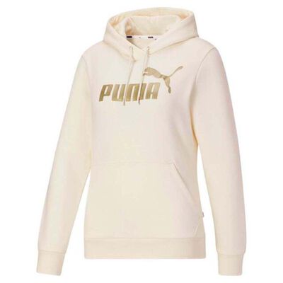Puma Women's ESS+ Logo Hoodie Fleece (S) Us Athletic Apparel