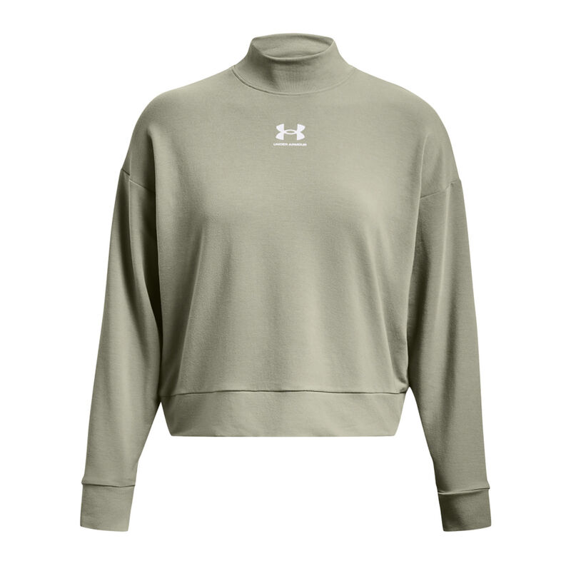 Under Armour Women's UA Rival Terry Mock Crew image number 1