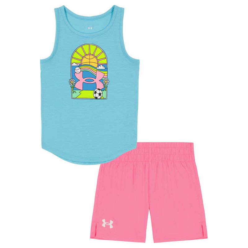 Under Armour Girl's 2Piece Tank W/Short image number 0