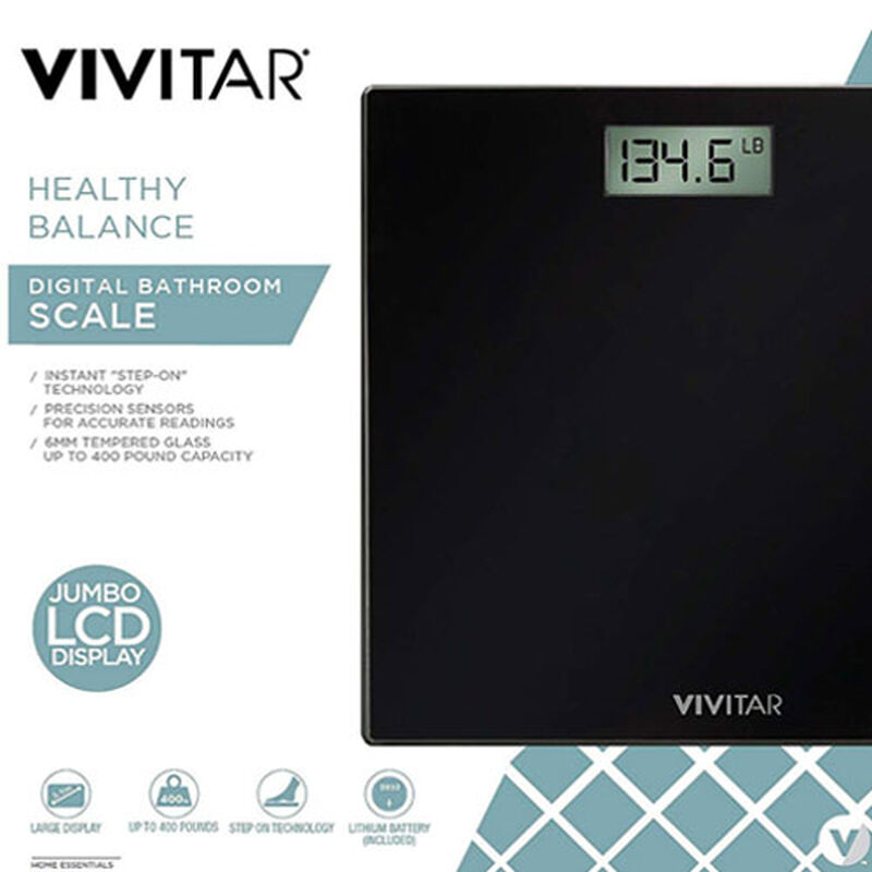 Vivitar Healthy Balance Digital Bathroom Scale, , large image number 0