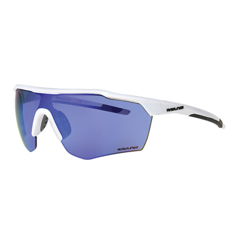 Rawlings Youth Youth White Blue Shield Marquis Sunglasses image number 0