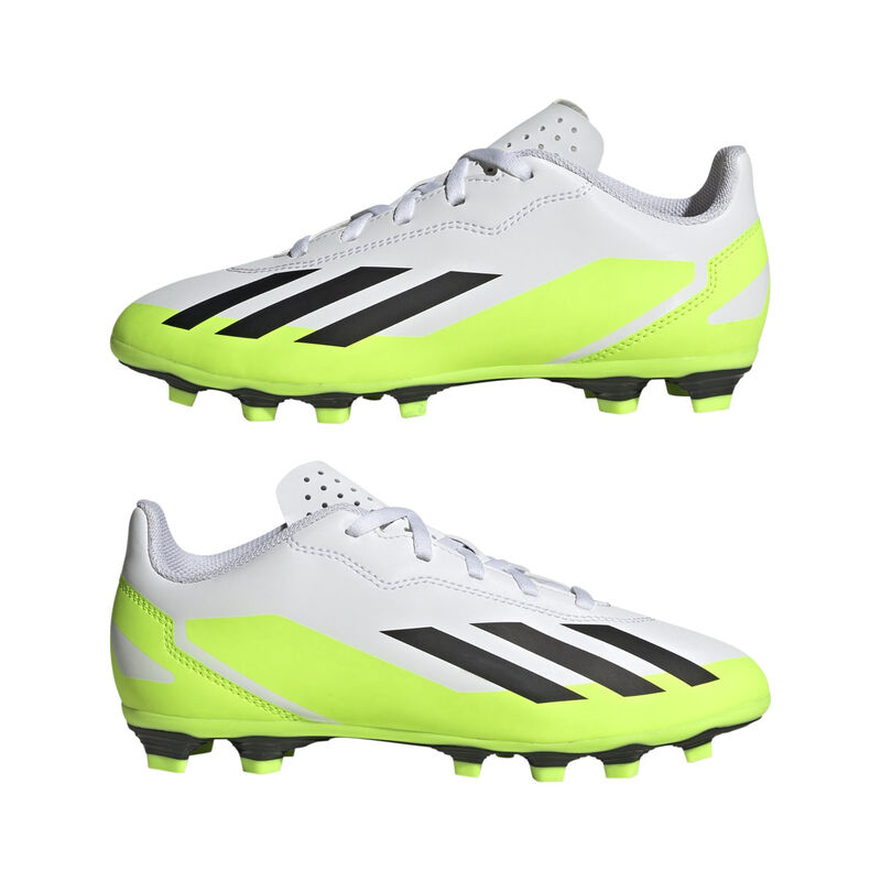 adidas Youth X Crazyfast.4 Flexible Ground Soccer Cleats image number 8