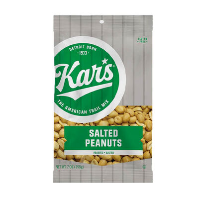 Kar Nuts Gently roasted and lightly salted peanuts.