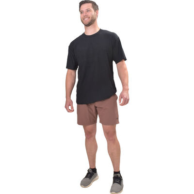 Leg3nd Men's 7" Contrast Color Woven Shorts
