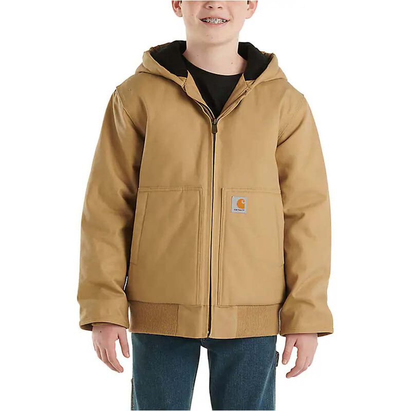 Carhartt Boys' Flannel Quilt Lined Active Jacket image number 0