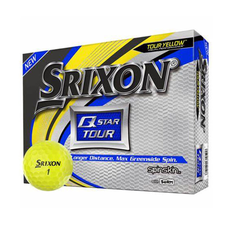Srixon Q-Star Tour 4 Yellow Golf Balls 12 Pack image number 0