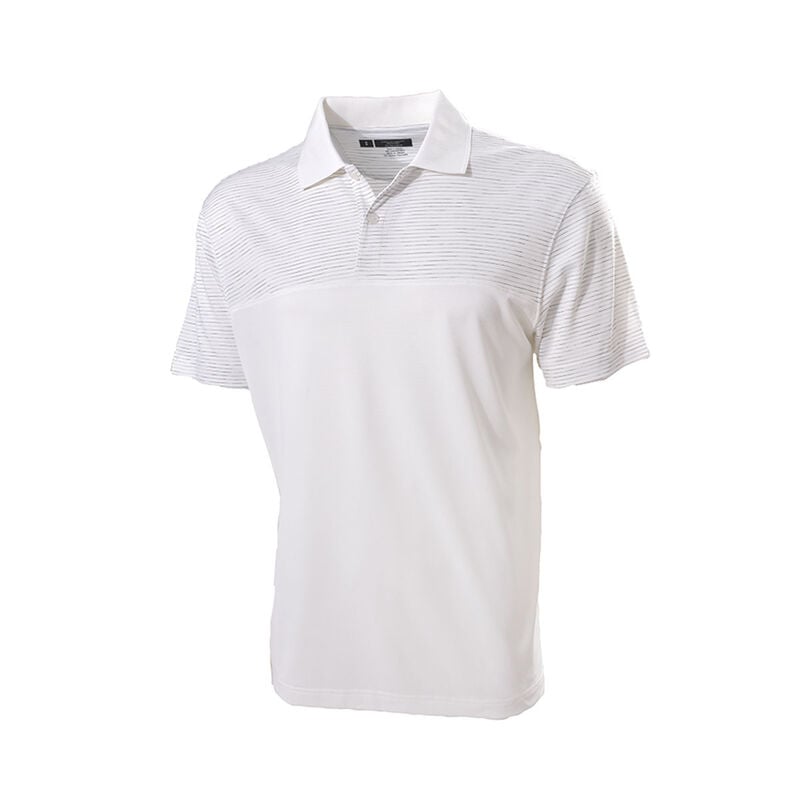 Haggar Men's Heather Chest Block Golf Polo image number 0