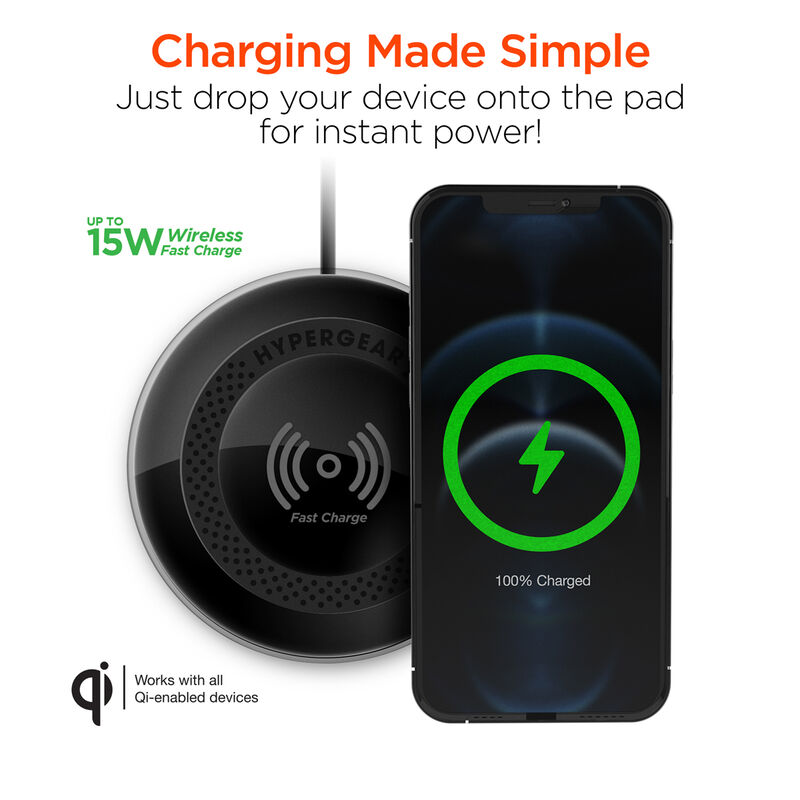 Hypergear ChargePad Pro 15W Wireless Fast Charger image number 1