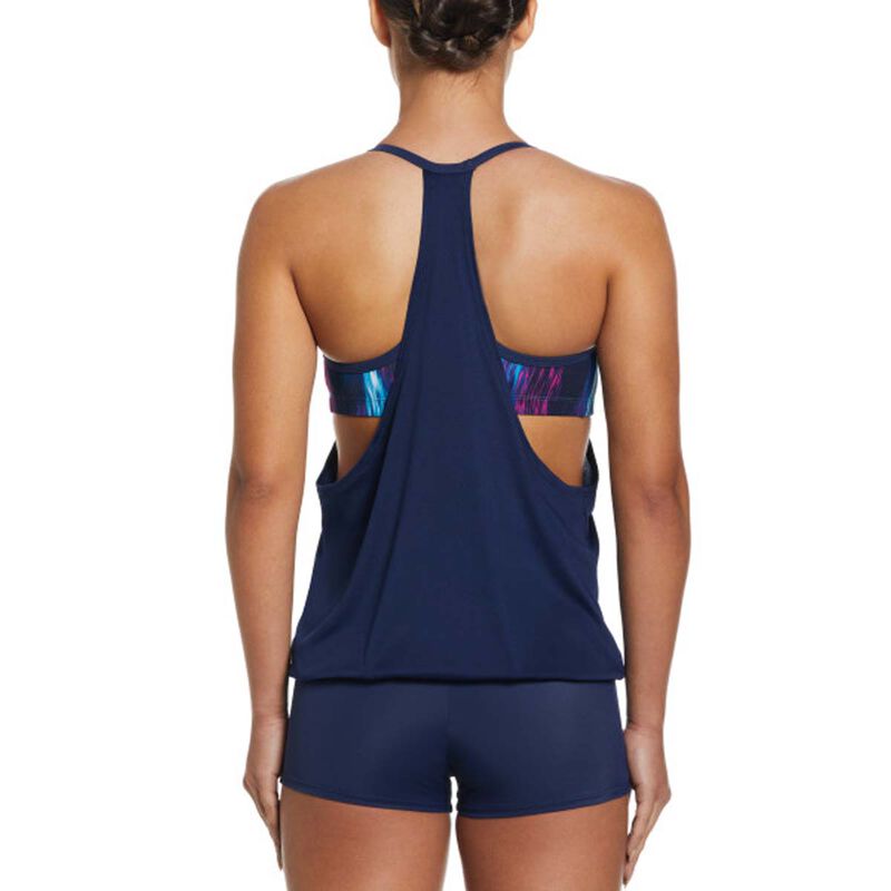 Nike Women's Blur Layered Tankini Set image number 1