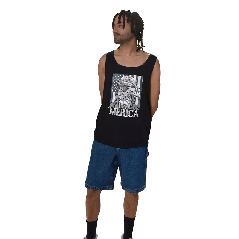 Northern Outpst Men's Jefferson USA Tonal Tank image number 0