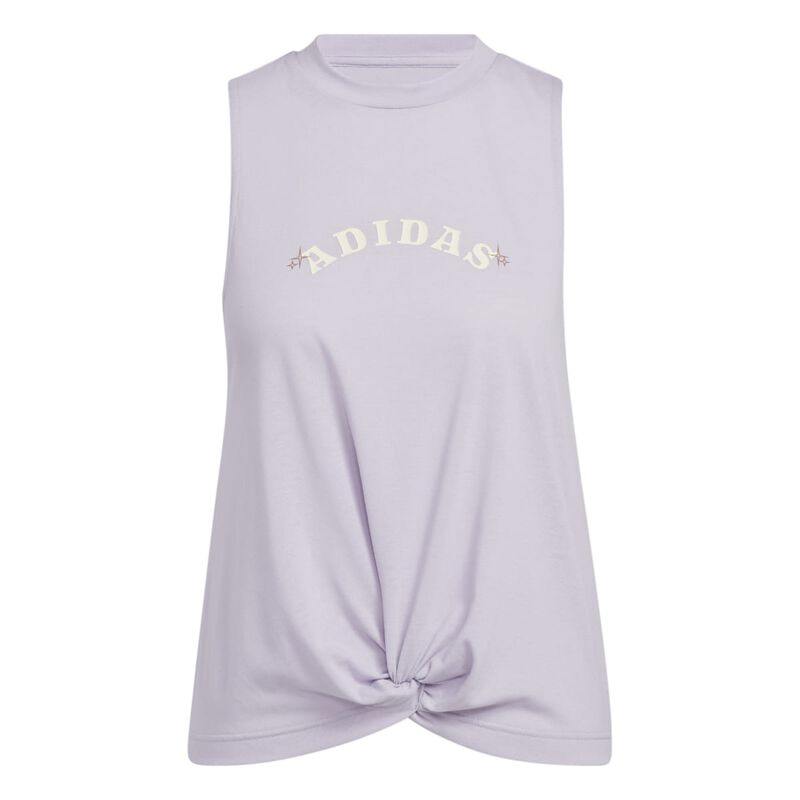 adidas Women's Bloom Knotted Tank Top image number 0