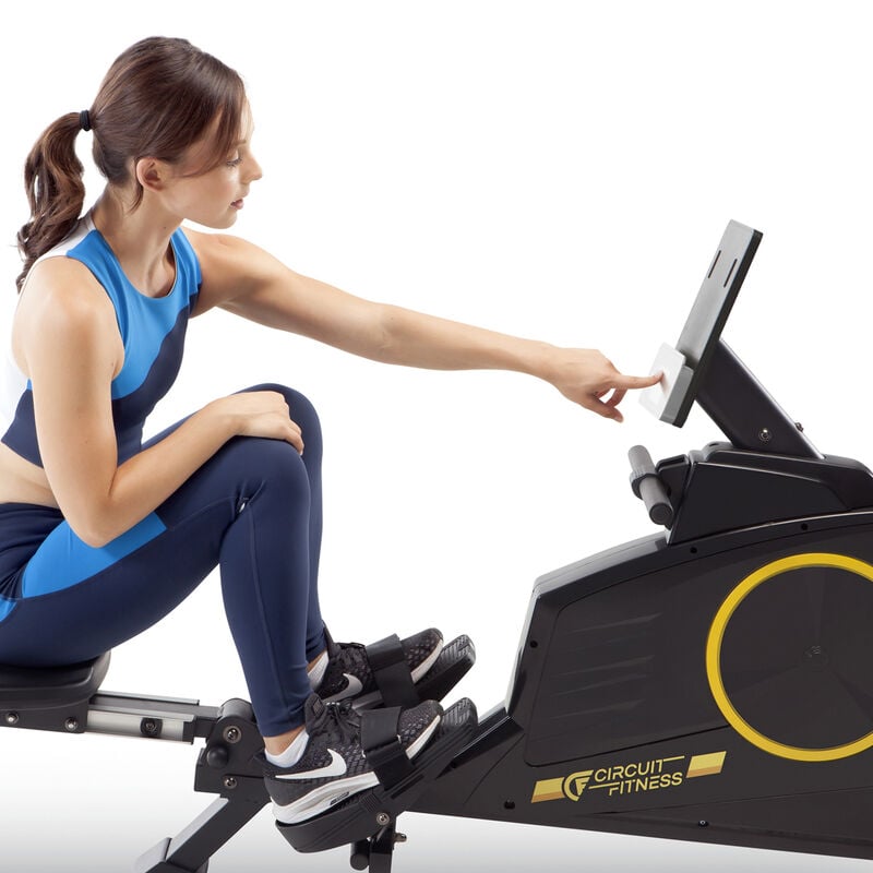 Circuit Fitness Deluxe Foldable Magnetic Rowing Machine image number 2