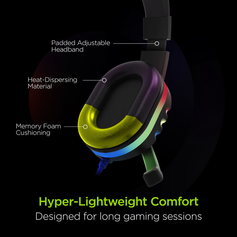 Hypergear SoundRecon RGB LED Gaming Headset image number 3
