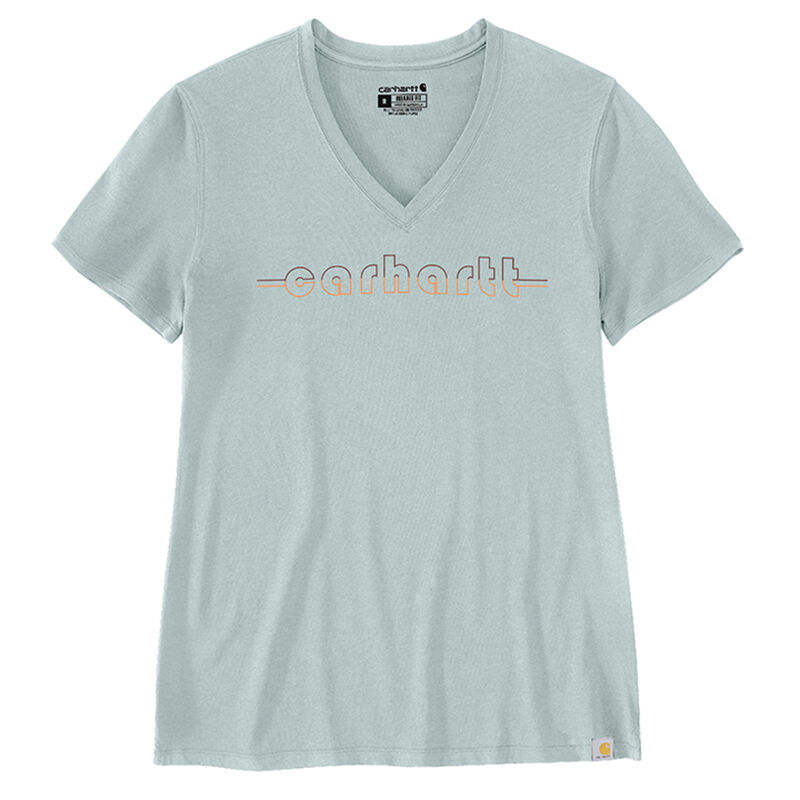 Carhartt Relaxed Fit Lightweight Short-Sleeve Carhartt Graphic V-neck T-shirt image number 1