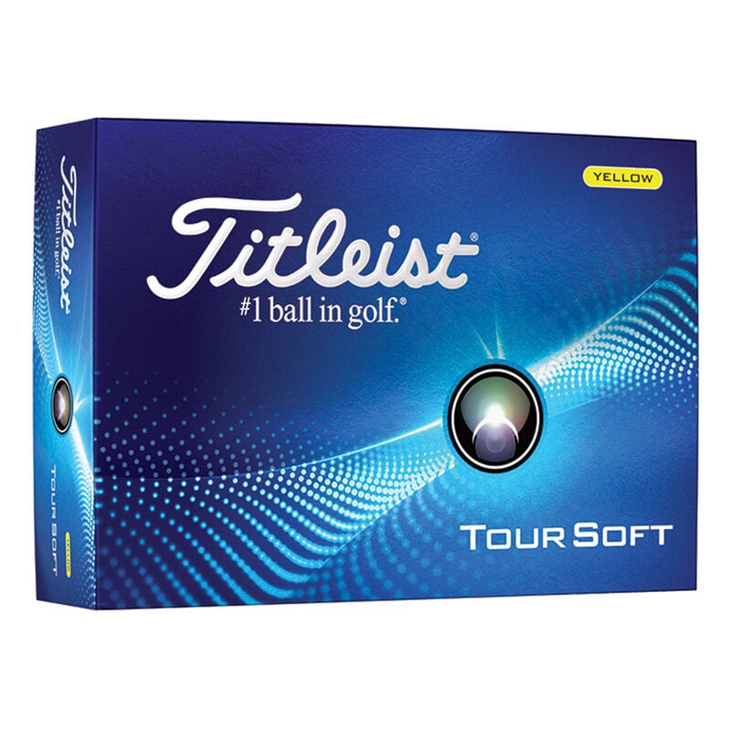 Titleist Tour Soft Yellow Golf Balls image number 0
