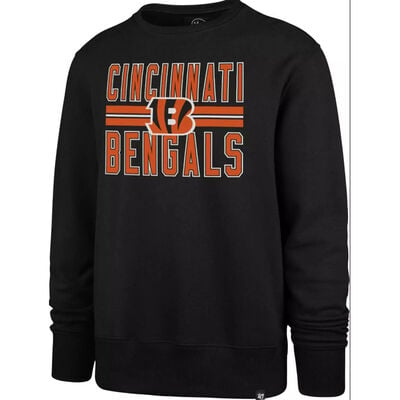 47 Brand Cincinnati Bengals Stripe Crewneck
