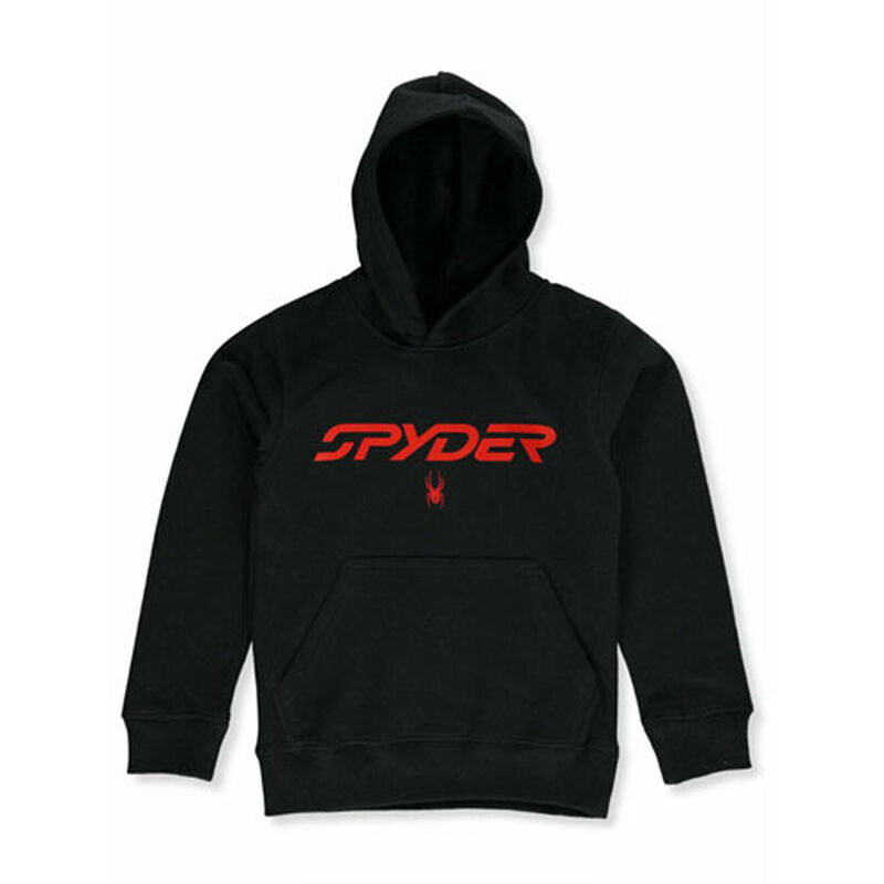 Spyder Boys' Logo Basic Fleece Pullover Hoodie image number 0