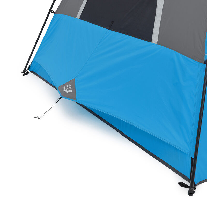 Great Cabin Tent Lighting on the Cheap 