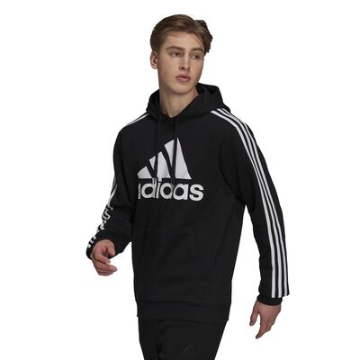 adidas Men's Essentials Fleece 3-Stripes Logo Hoodie