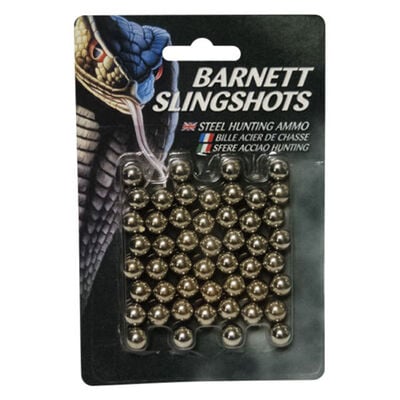 Barnett .38 Cal Steel Slingshot Target Ammo, 50 Pieces