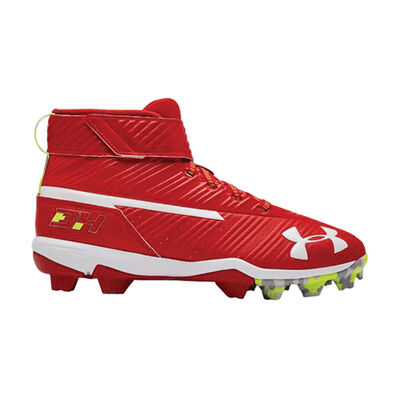 Under Armour Youth Harper 3 Mid Rubber Molded Baseball Cleats