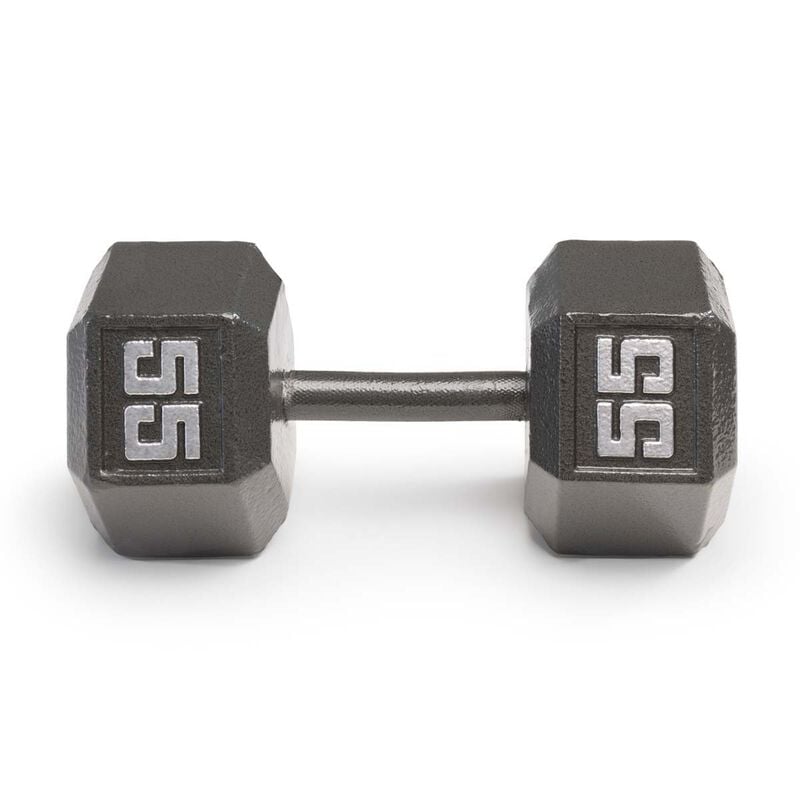 Marcy 55lb Cast Iron Hex Dumbbell image number 2