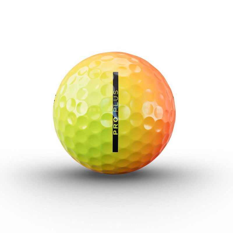 Vice Golf Pro Plus Vice Yellow/Orange 12 Pack Golf Balls image number 3