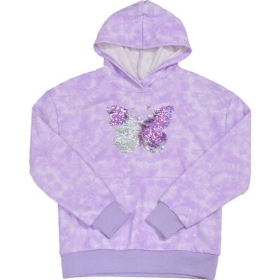 Freestyle Girls' Butterfly Sequence Hoodie