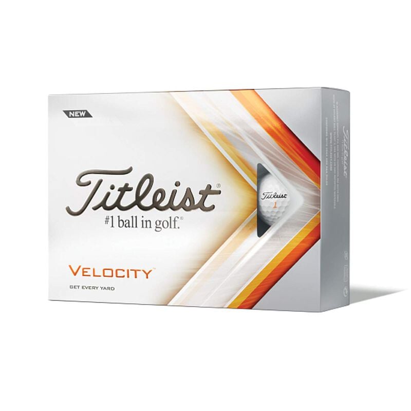 Titleist Velocity White Golf Balls image number 0