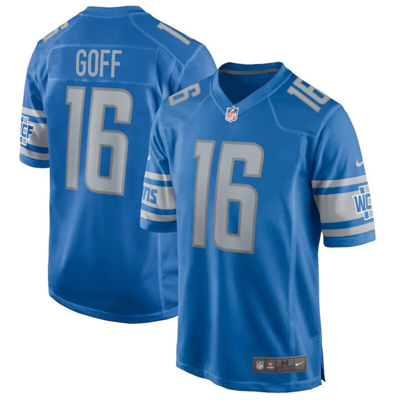Fanatics Jared Goff Game Jersey image number 0