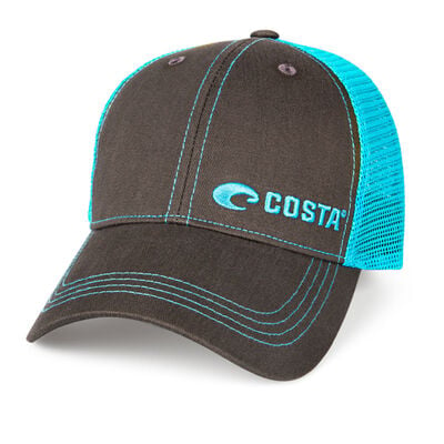 Costa Neon Trucker Offset Logo Hat