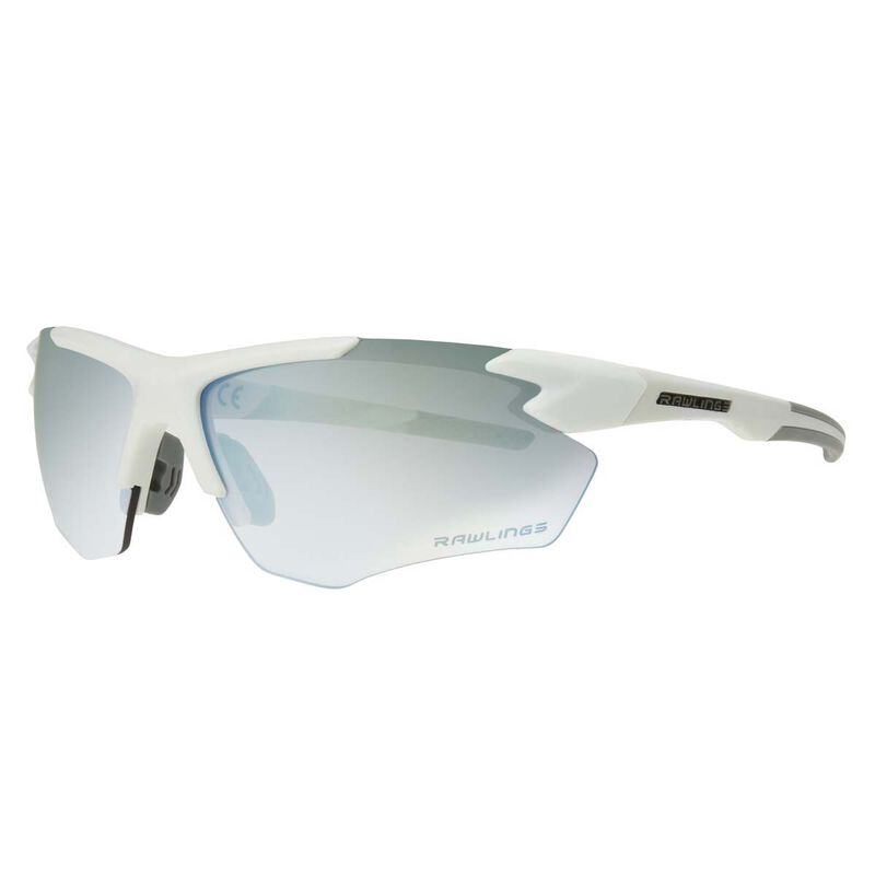 Rawlings White Blue Mirror Strike Zone Sunglasses image number 1
