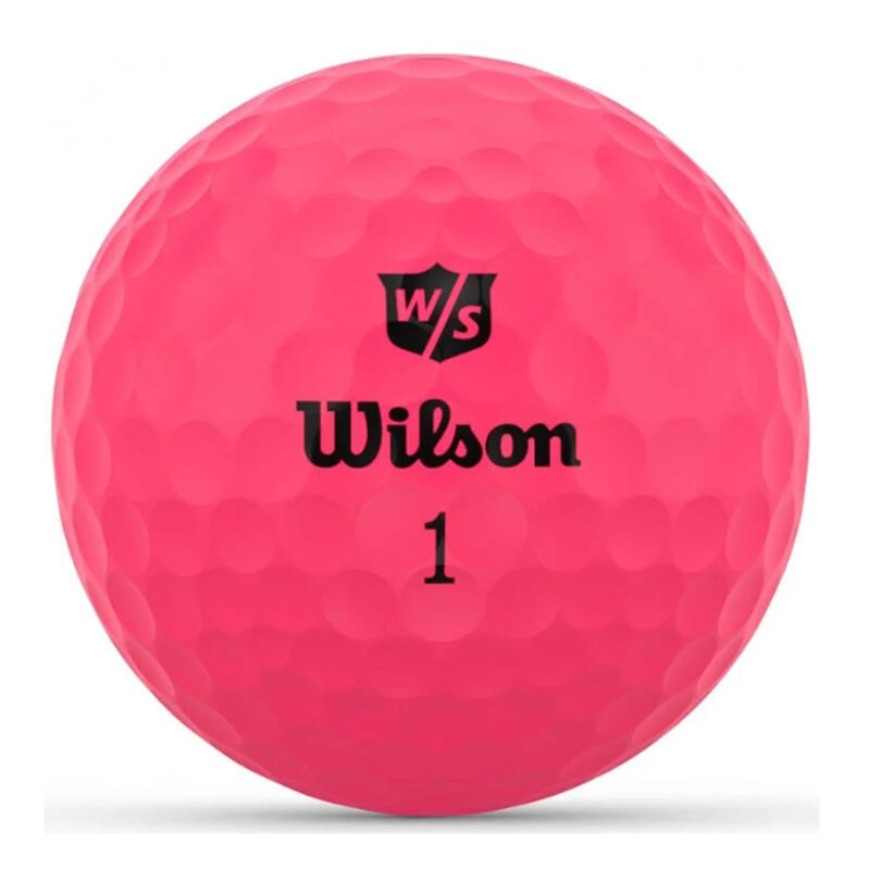Wilson Duo Optix Pink Golf Balls 12 Pack image number 1