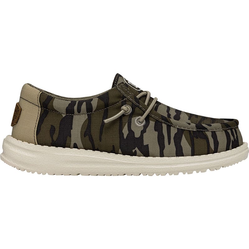 HeyDude Boys' Wally Mossy Oak Obl Y Camo Shoes image number 0