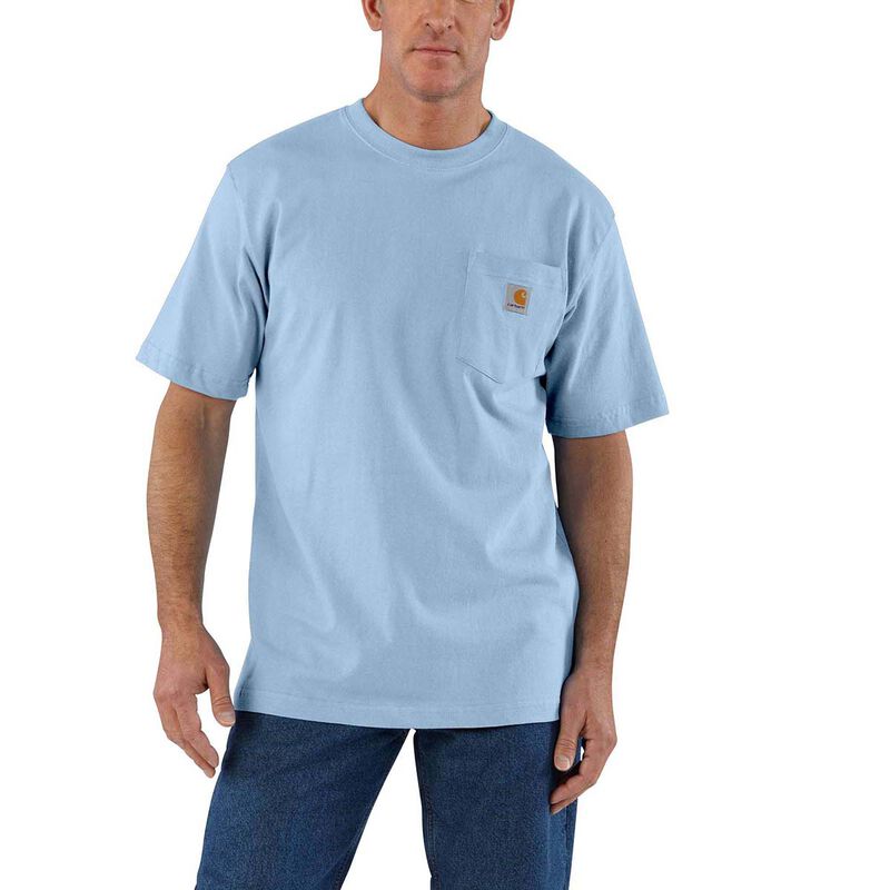 Carhartt Men's Loose Fit Heavyweight Short-Sleeve Pocket T-Shirt image number 0