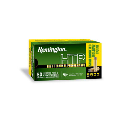 Remington HTP .38 Special +P 110GR SJHP Ammunition