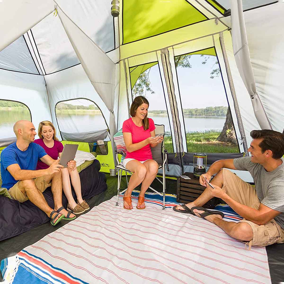12 Person Straight Wall Cabin Tent 16' x 11' – Core Equipment