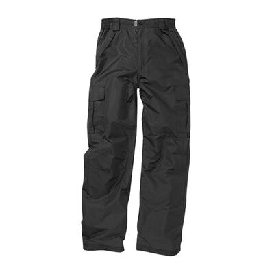 Men's Cargo Snowboard Pants, Black, large