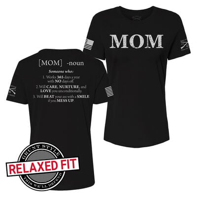 Grunt Style Women's Mom Defined Relaxed Fit Tee