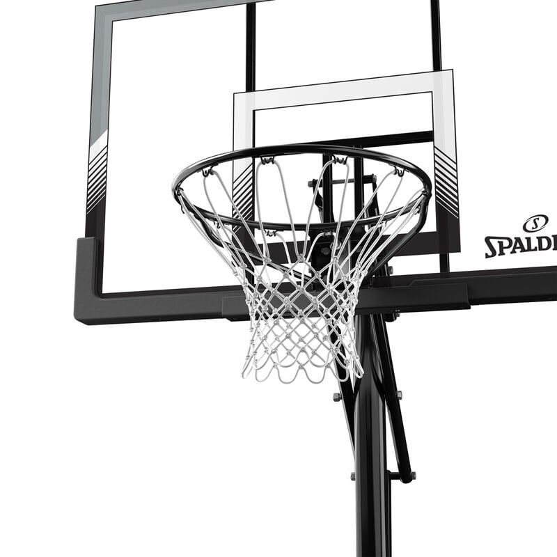 Spalding 50" Shatter-proof Polycarbonate Quick Glide Portable Basketball Hoop image number 6