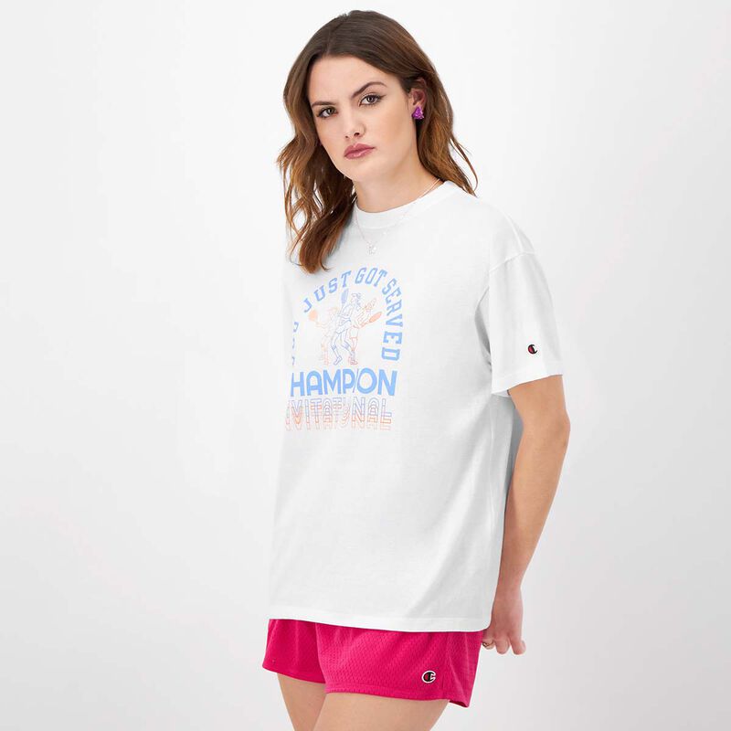Champion Women's Loose Fit Tee - Graphic image number 2