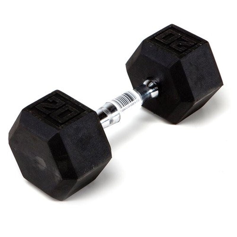 Marcy 20lb. Rubber Dumbbell image number 0