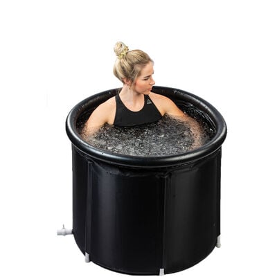 Fitstride Portable Ice Bath Spa with cover