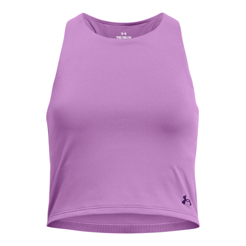 Under Armour Girls' Motion Crop Tank image number 0