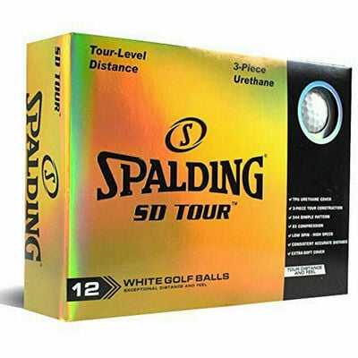 Spalding SD Tour White Golf Balls 12 Pack