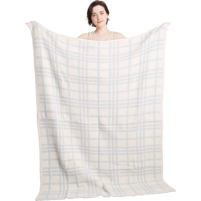 Comfy Luxe Cozy Plaid 50x60 Blanket